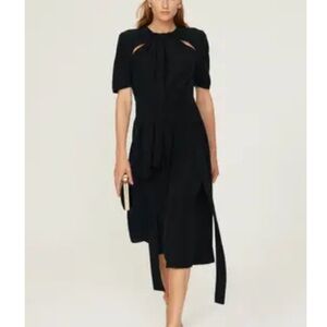 Rochas Quadrilleco Dress in black size 38 (US6)